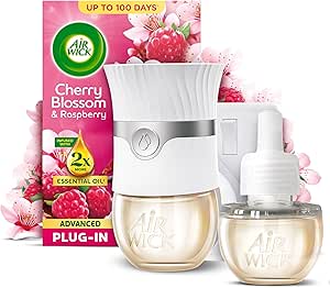 Air Wick Cherry Blossom And Raspberry Advanced Electrical Plug In Kit