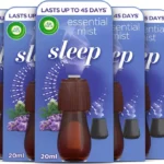 Air Wick Essential Mist Refills, Sleep, Pack 6 x 20 ml, Natural Essential Oils, Last up to 270 Days, Air freshener