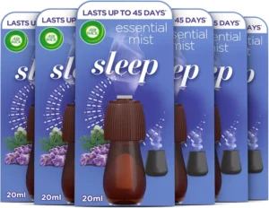 Air Wick Essential Mist Refills Sleep Pack 6 X 20 Ml Natural Essential Oils Last