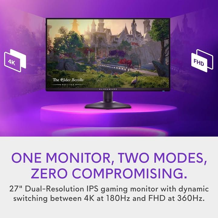Alienware Aw2725qf 27 Inch 4k Uhd Gaming Monitor