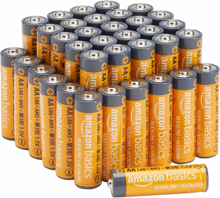 Amazon Basics 36 Pack Aa Alkaline High Performance Batteries 1 5 Volt 10 Year Sh