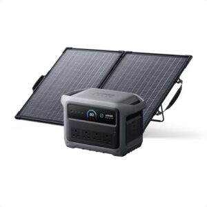 Anker Solix C1000 Gen 2 2000w 1024wh Power Station With 100w Solar Panel