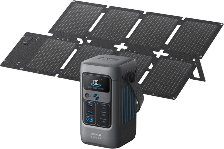 Anker Solix C200 Dc 192wh 200w Dc Power Bank Station With 60w Solar Panel