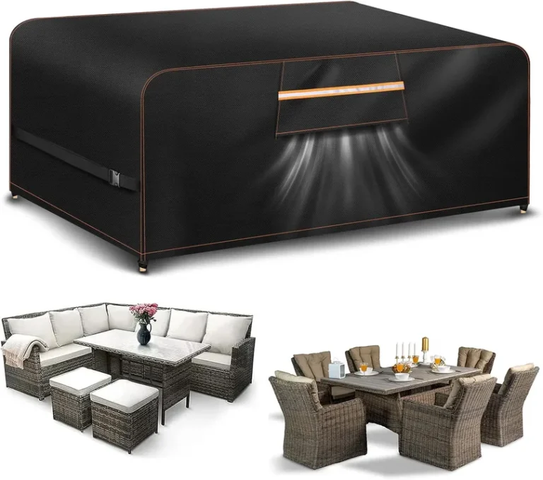 Aoretic Outdoor Garden Furniture Covers Waterproof Rectangular With Air Vent Gar