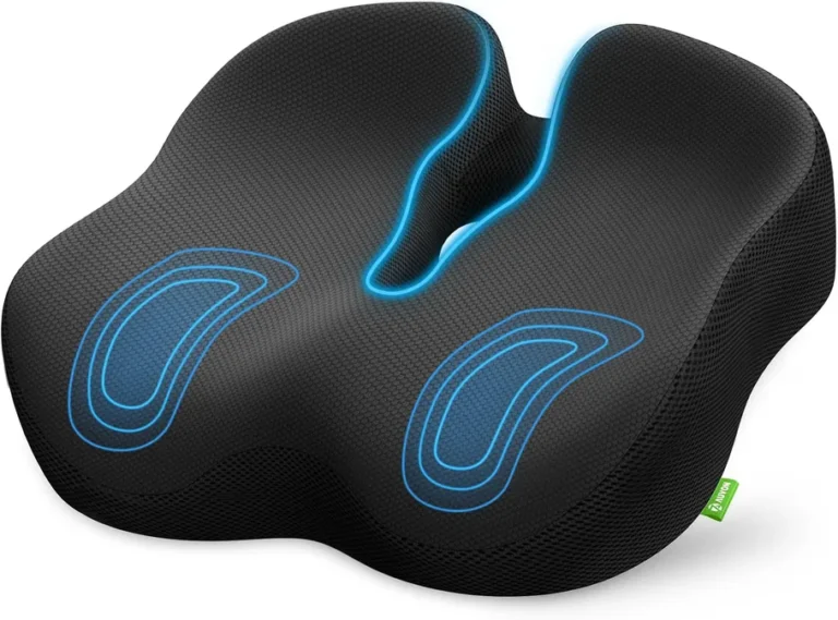 Auvon Thickened Donut Cushion For Hemorrhoids Thigh Slope For Long Sitting Seat
