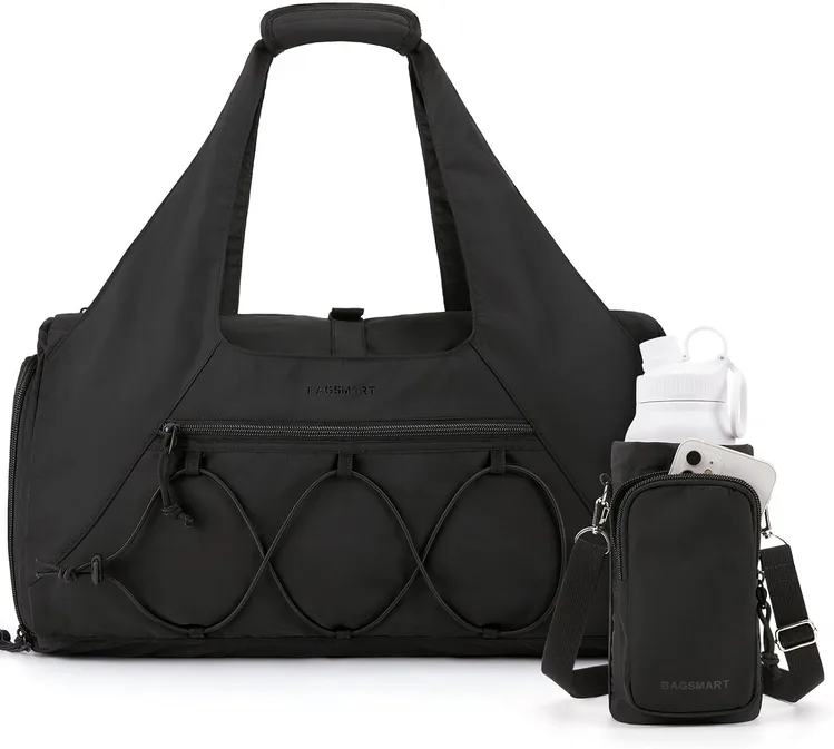 Bagsmart 25l Womens Gym Bag Shoes Wet Compartment Sports Duffle For Yoga