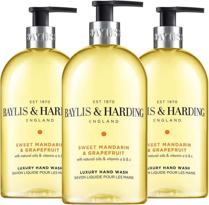Baylis And Harding Signature Luxury Hand Wash 500ml 3 Pack