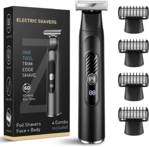 Beard Trimmer Men All In One Tool Body Hair Trimmer For Men Ipx7 Waterproof