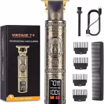 Beard Trimmer Men and Hair Clippers Men, Professional Cordless Hair Trimmer with LCD Display, Precision Detailer, Long-Lasting Battery for Haircuts & Grooming, Gifts for Men