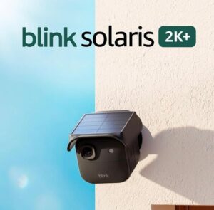 Blink Solaris 2k Newest Gen Solar Powered Outdoor 2k Wireless Smart Security Cam