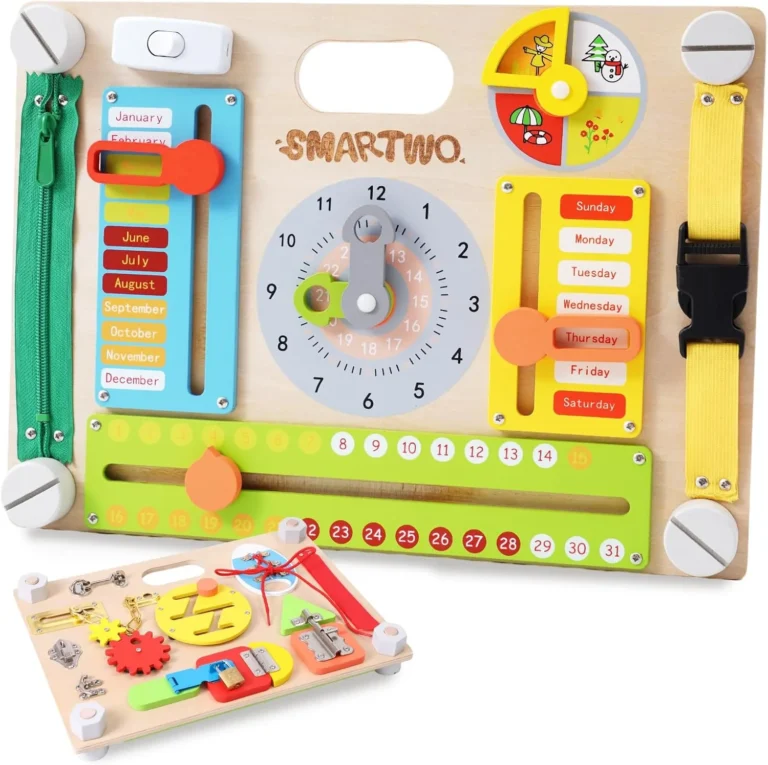 Bogof Toddlers Montessori Toy Large Wooden Busy Board