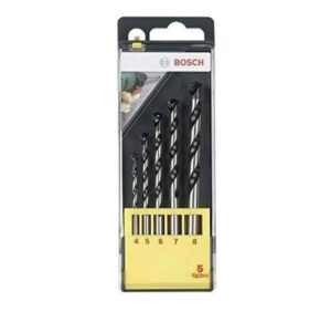 Bosch 5 PCs Concrete Drill Bit Set For Concrete 4 8 Mm Accessory Drill Driver