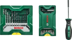 Bosch Professional 25 15 1 Mini X Line Set Plus Handle For Metal Wood Stone Dril