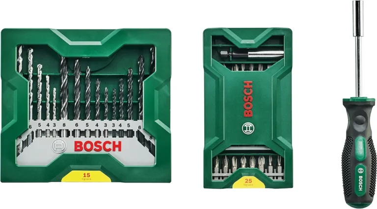 Bosch Professional 25 15 1 Mini X Line Set Plus Handle For Metal Wood Stone Dril