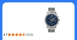 Boss Chronograph Quartz Watch Men With Silver Stainless Steel Bracelet 1513527