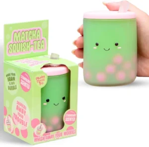 Boxer Gifts Matcha Squishy Toy Strawberry Scented Boba Stress Toy