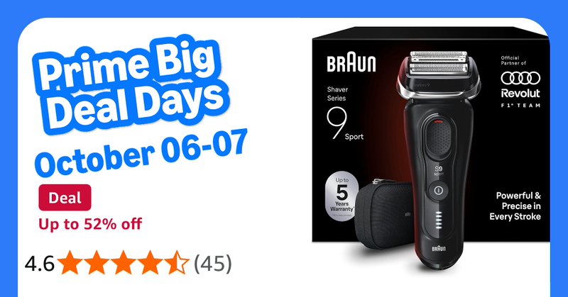 Braun Series 9 Sport Electric Shaver With 4 1 Precision Head And Trimmer Sensoad