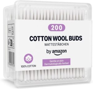 By Amazon Cotton Buds 100 Cotton 200 Units