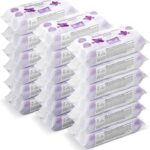 by Amazon Sensitive Baby Wipes, Unscented, 1080 Wipes, 18 Pack of 60, Wipes Without Plastic