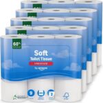 by Amazon Soft Toilet Tissue, 2-Ply, 45 Rolls (5 Pack of 9), 200 Sheets per Roll