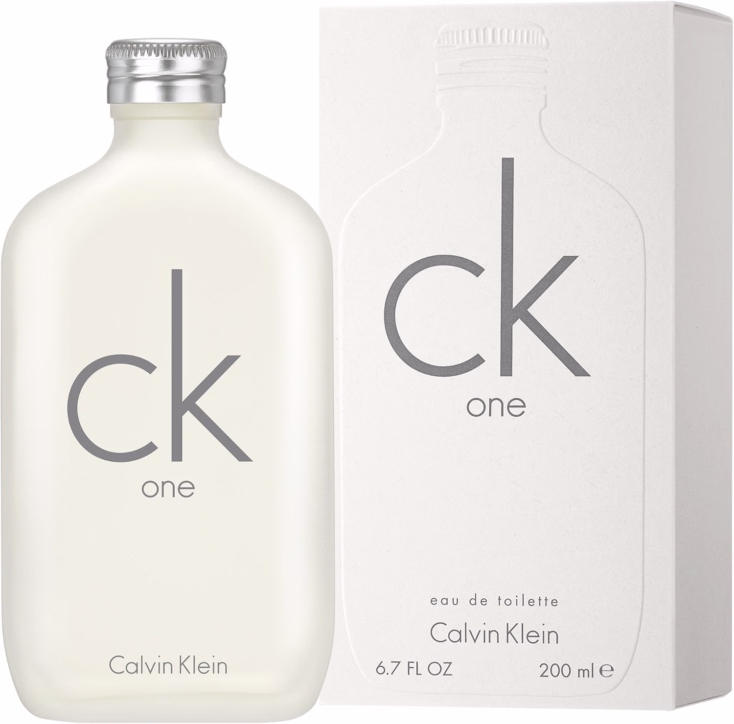 CALVIN KLEIN CK One - Unisex Eau de Toilette for All - Citrus & Aromatic Fragrance with Notes of Green Tea, Nutmeg and Musk - Medium Longevity