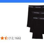 Calvin Klein Men’s 3 Pack Boxer Briefs with Logo Waistband