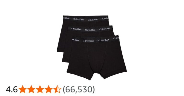 Calvin Klein Men S 3 Pack Trunks With Logo Waistband