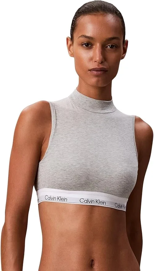Calvin Klein Women S Lightly Lined Mockneck Bralette Lv00qf8383 Bralette