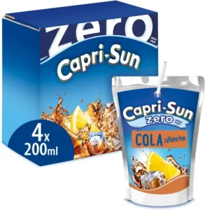 Capri Sun Zero Cola Kids Juice Drink Multipack 4x200ml