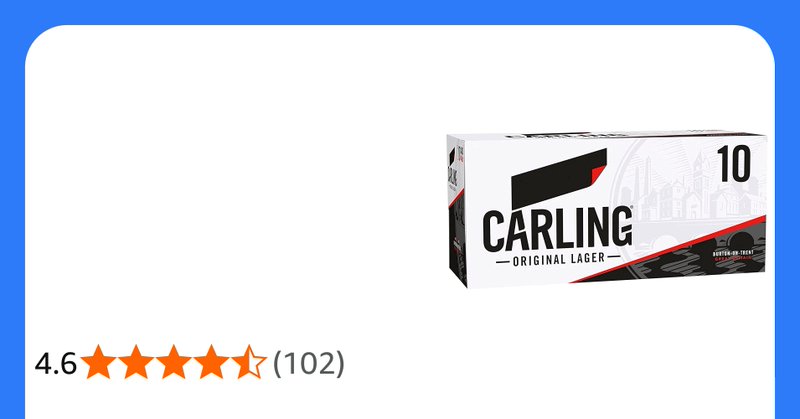 Carling Original Lager 10 X 440ml