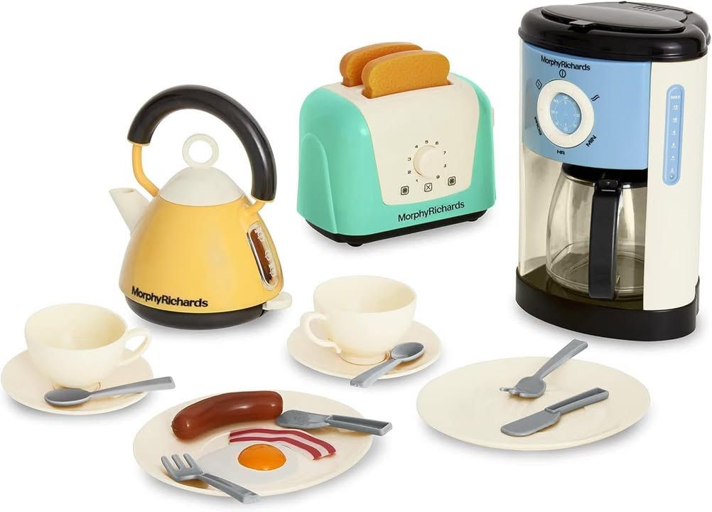 Casdon Morphy Richards Toys Complete Kitchen Set Toy Appliance Playset For Kids