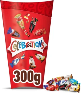 Celebrations Assorted Milk Chocolate Mini Bars And Biscuits Gift Box 300g