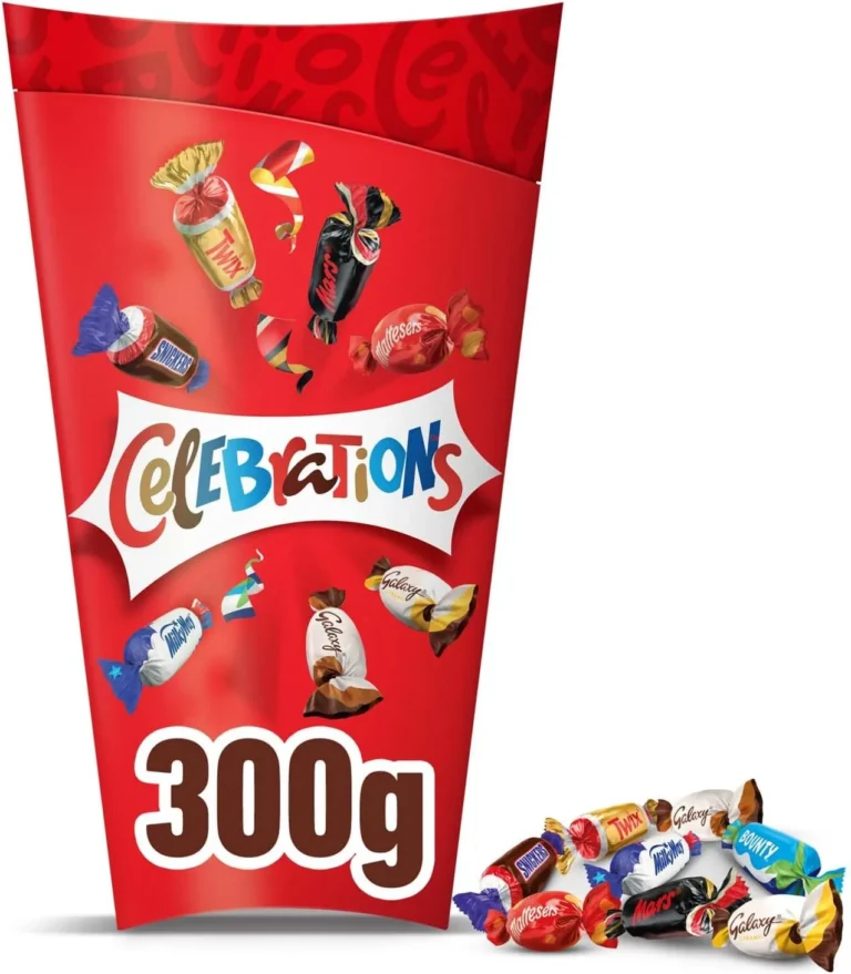 Celebrations Assorted Milk Chocolate Mini Bars And Biscuits Gift Box 300g