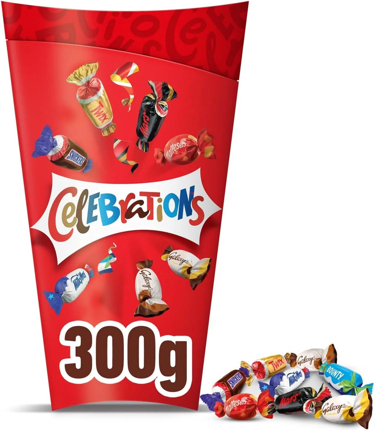 Celebrations Assorted Milk Chocolate Mini Bars And Biscuits Gift Box 300g