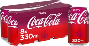 Coca Cola Original Taste Cherry 8 X 330ml Cans