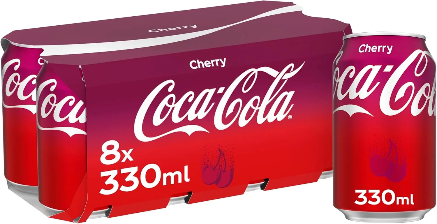 Coca Cola Original Taste Cherry 8 X 330ml Cans