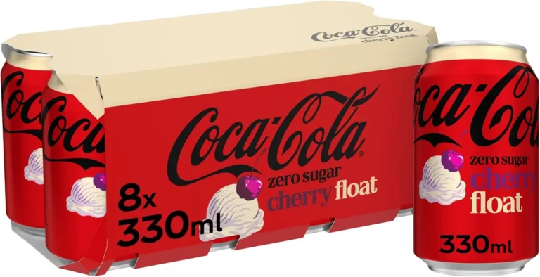 Coca Cola Zero Sugar Cherry Float 8 X 330ml Cans
