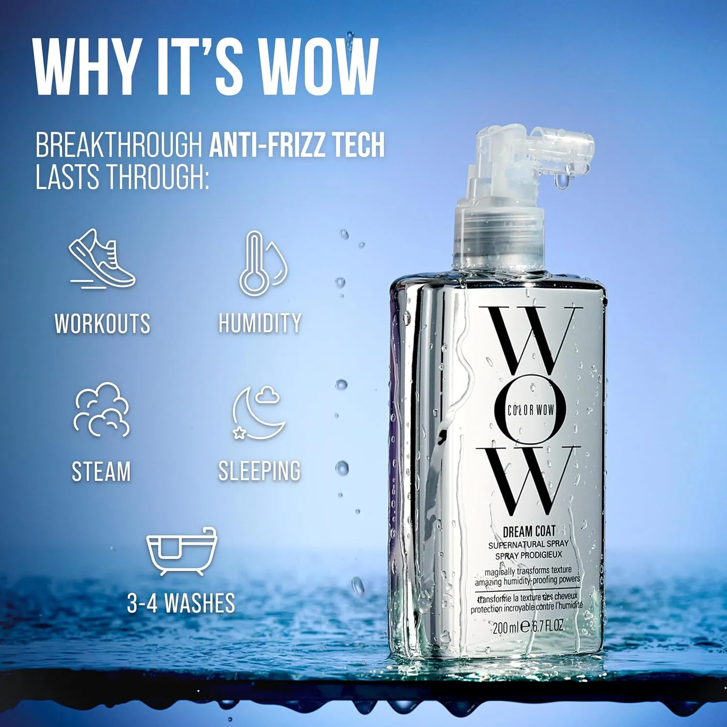 Color Wow Dream Coat Supernatural Spray The Anti Frizz Goat With Amazing Humidit