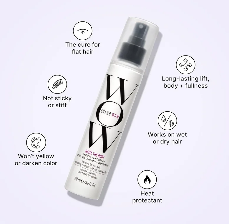 Color Wow Raise The Root Volumising Spray For Fine Flat Hair 150ml