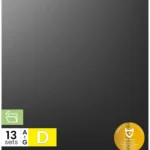 COMFEE' Dishwasher Freestanding, 13 Place Settings, 60cm, Black