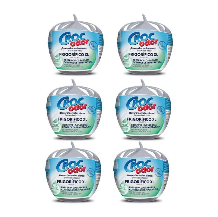 Croc Odor Xl Fridge Deodoriser Fresh 140 G Pack Of 6