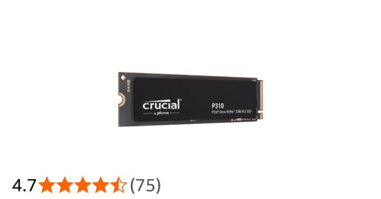 Crucial P310 2tb M 2 2280 PCie Gen 4 Nvme Ssd