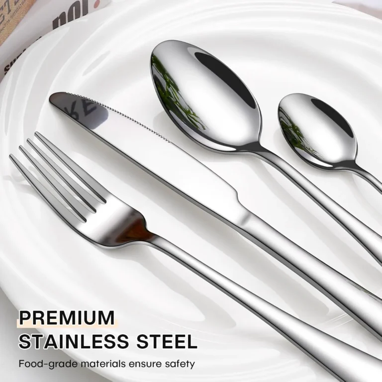 Cutlery Set Honkku 16 Pieces Stainless Steel Flatware Set For 4 People Mirror Po
