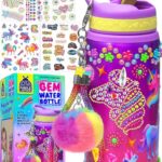 Decorate Your Own Water Bottle Kit for Girls - Unicorn Water Bottle Gems