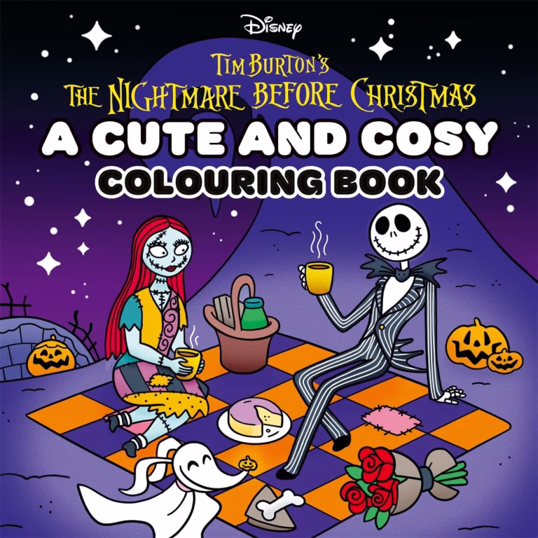 Disney Tim Burton's The Nightmare Before Christmas: A Cute and Cosy Colouring Book