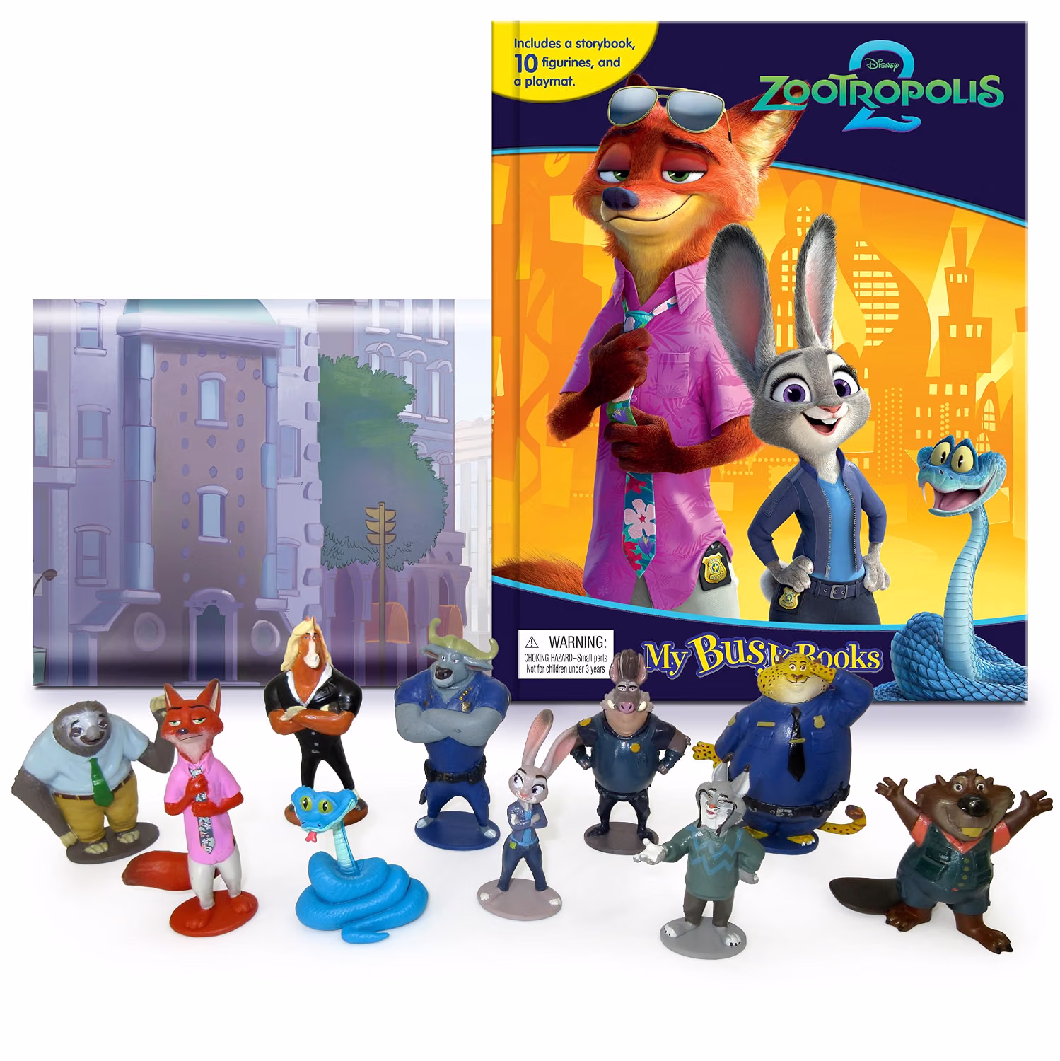 disney-zootropolis-2-my-busy-books-storybook-10-figurines-playmat-2764371985