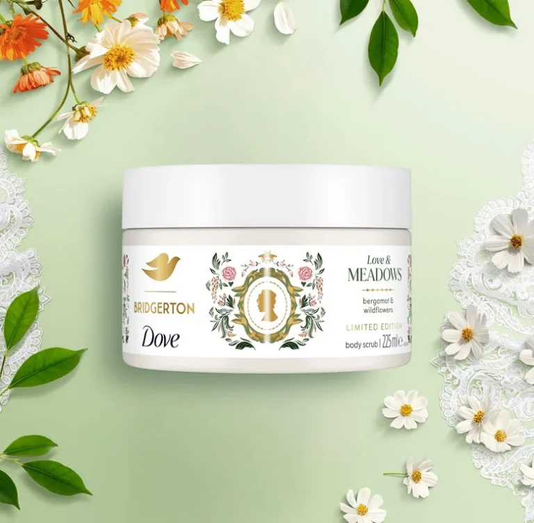 Dove Bridgerton Exfoliating Scrub Body Scrub Love And Meadows 225 Ml