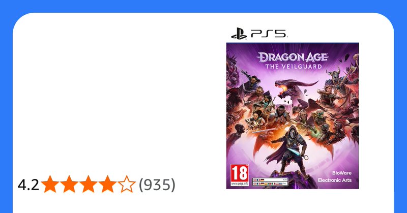Dragon Age The Veilguard Standard Edition Ps5 Videogame English