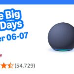 Echo Dot (Newest gen) | Bluetooth smart speaker with big vibrant sound and Wi-Fi | Deep Sea Blue, with Alexa+ Early Access