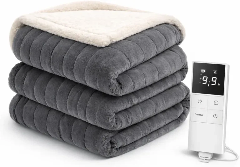 Electric Blanket 160 X 120cm Heated Throw With 9 Heat Settings Memory Function 1